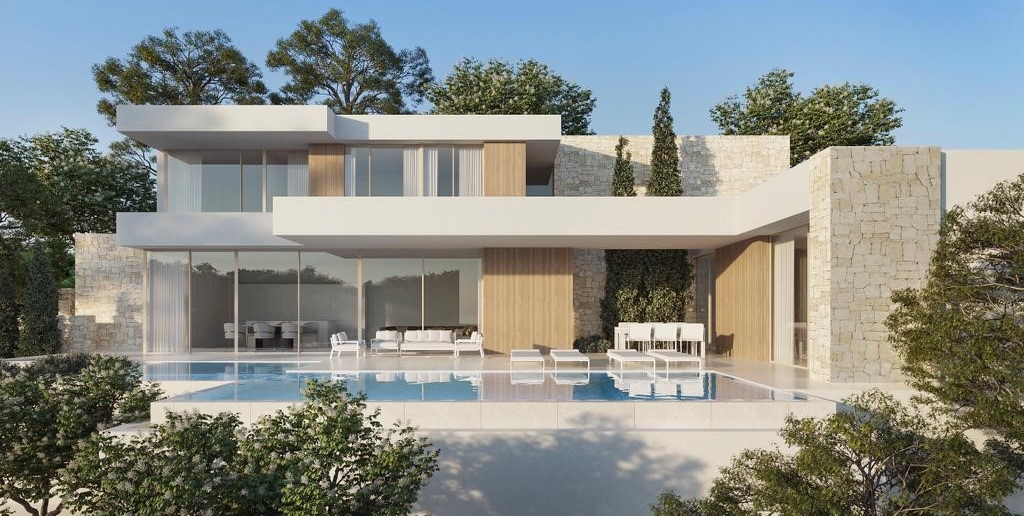 villa-in-aanbouw en moraira ·  1150000€